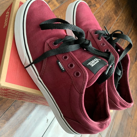 vans oxblood red